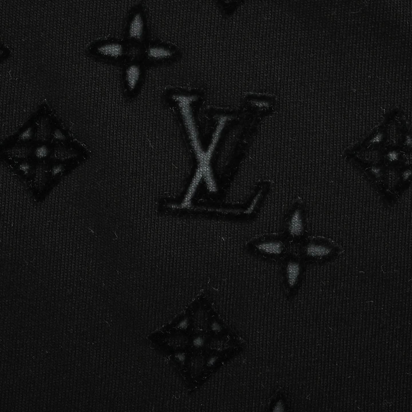 Louis Vuitton/Louis Vuitton 26ss flocked presbyopia hollow gradient short sleeves